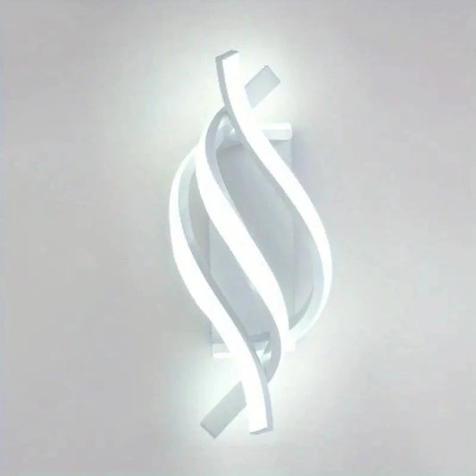 Modern Minimalist LED Wall Light – Adjustable – Switch Control, Hardwired, Semi‑Recessed