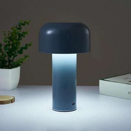 Mushroom Table Lamp – Rechargeable Battery Powered – Bedside & Desk Lighting
