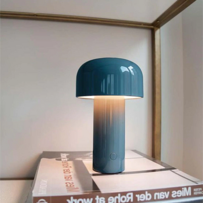 Mushroom Table Lamp – Rechargeable Battery Powered – Bedside & Desk Lighting