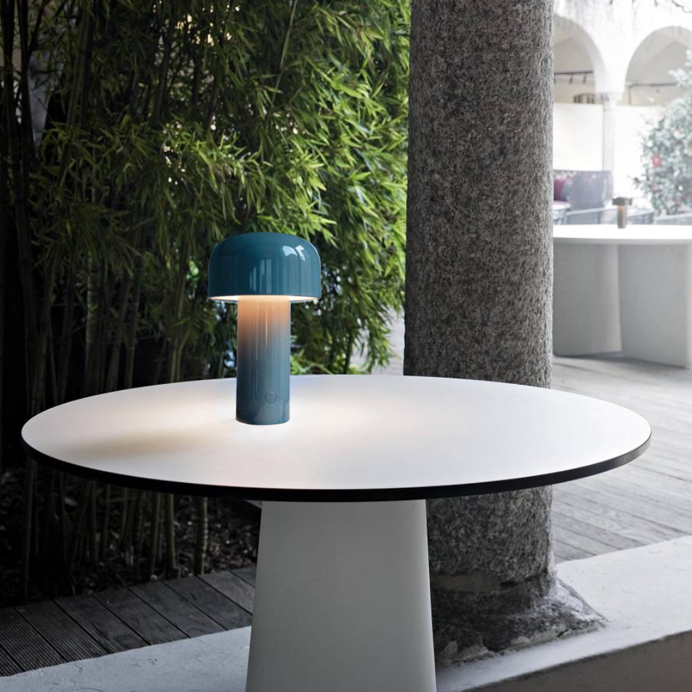 Mushroom Table Lamp – Rechargeable Battery Powered – Bedside & Desk Lighting