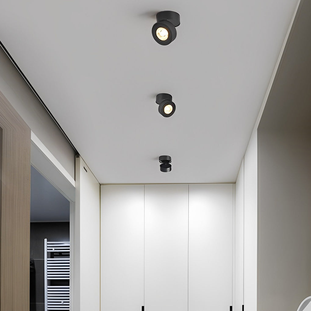 Nordic Modern Ceiling Spotlight – Adjustable LED Energy-Saving