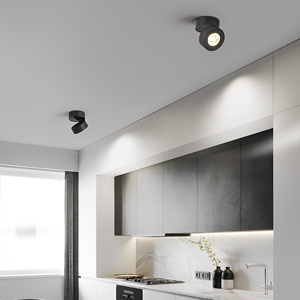 Nordic Modern Ceiling Spotlight – Adjustable LED Energy-Saving
