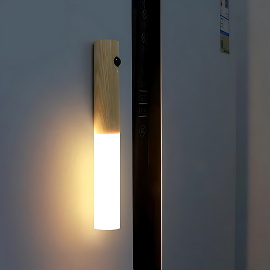 Rechargeable LED wall light with motion sensor