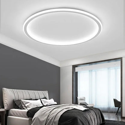 Round Scandi LED Ceiling Light for Dining Room & Living room