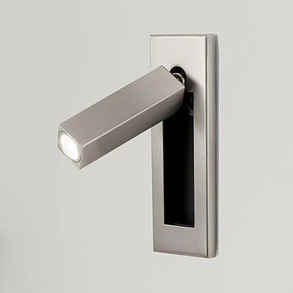 Space-Saving Flush Wall Light – Integrated LED, Adjustable – Bedside Reading