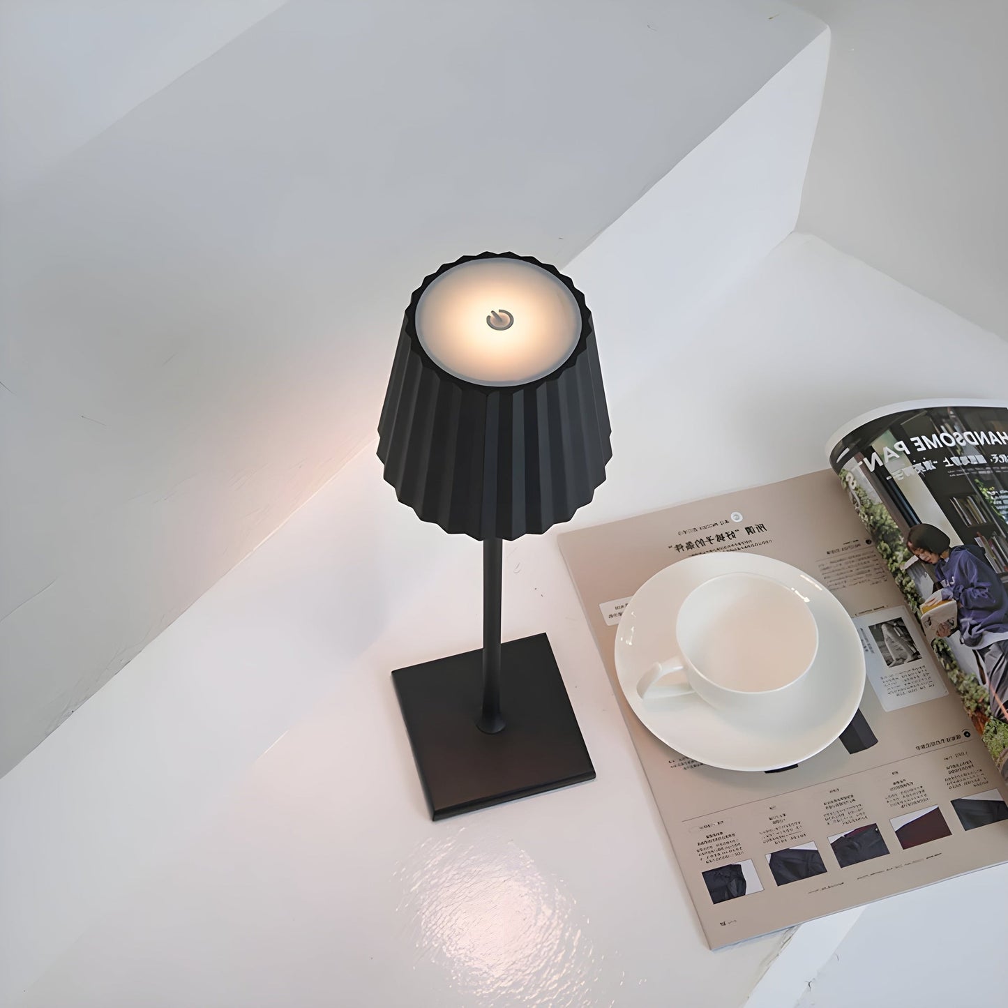 Touch Control Table Lamp – Rechargeable, Cordless