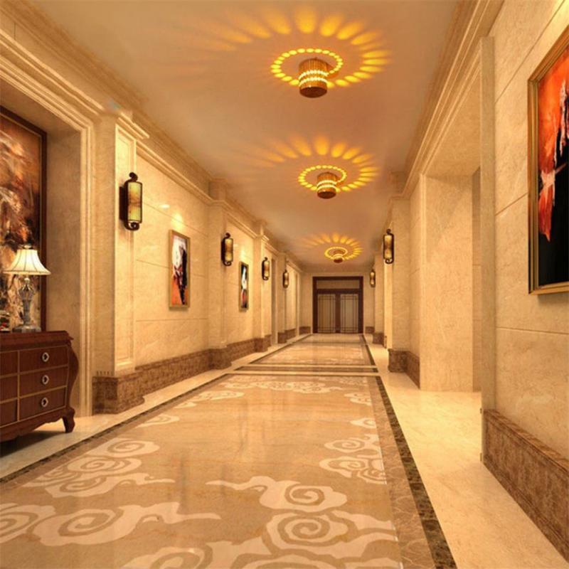 Twisted Brushed Nickel LED Ceiling Light – Remote Control & Colour Changing