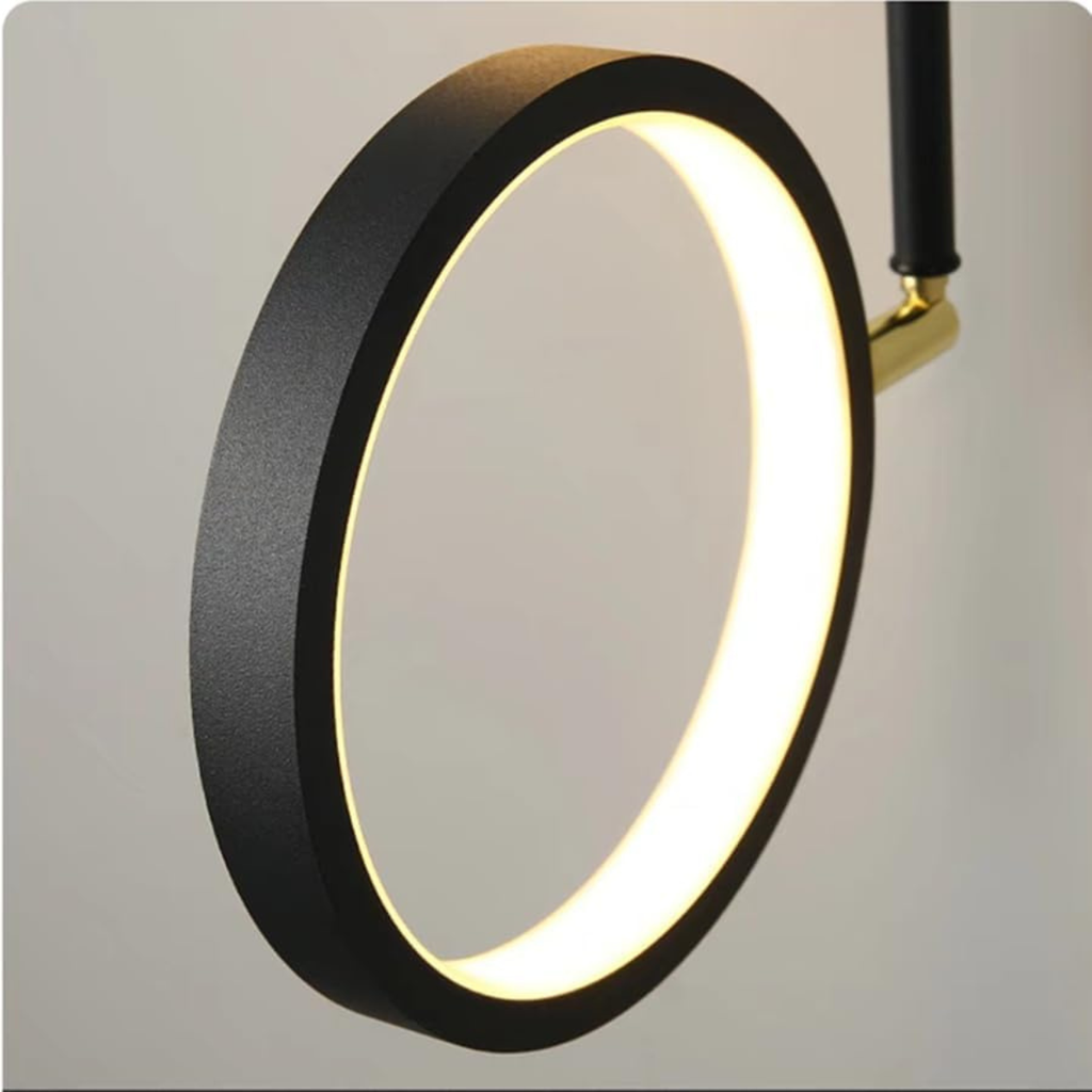 Led Wall Lamp with Metal Frame, Warm White Light