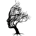 Black 3D Wall Hanging Decor of Woman Silhouette