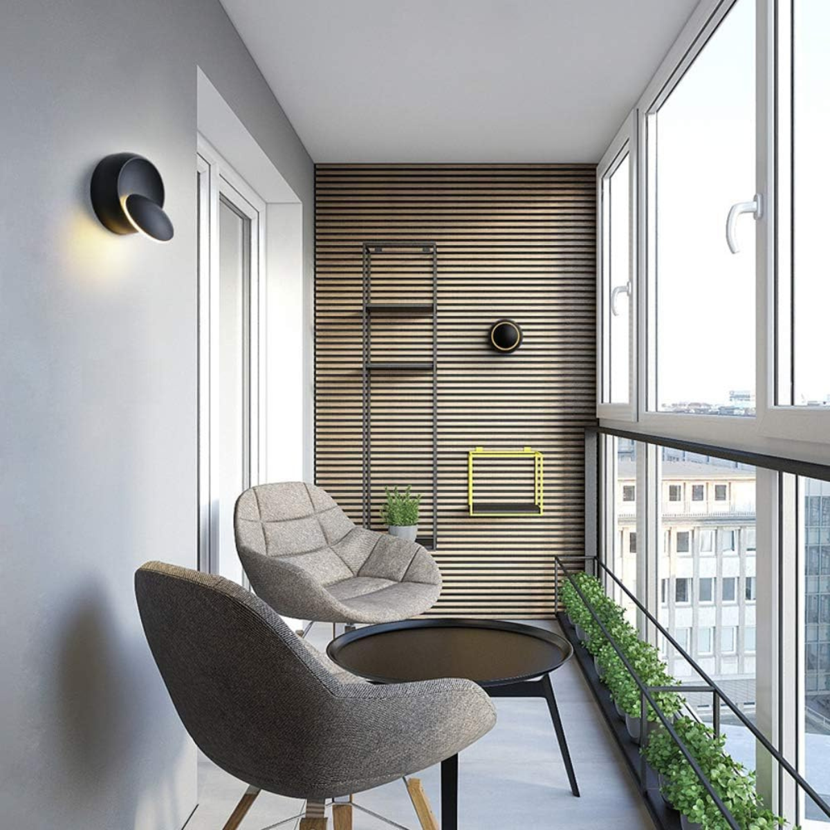LED Wall Light Adjustable Rotatable 350°