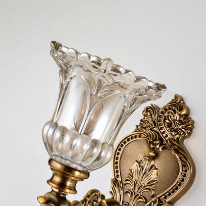 Vintage Gold Wall Light with Adjustable Heads for ambient or focused light