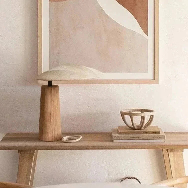 Wabi-sabi Vintage Table Lamp – Soft Warm LED for Living Room & Office