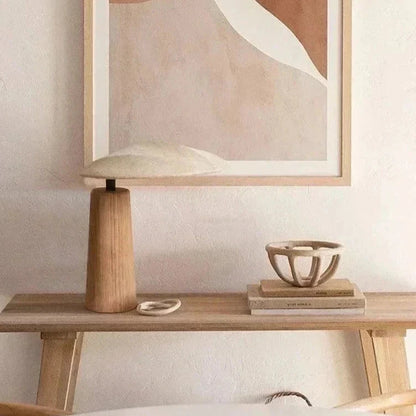 Wabi-sabi Vintage Table Lamp – Soft Warm LED for Living Room & Office