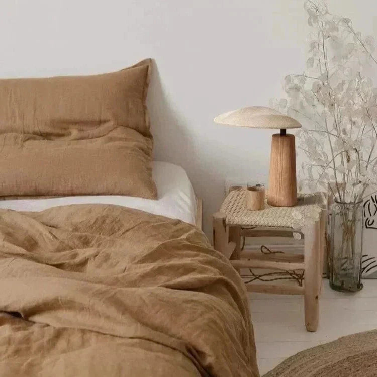 Wabi-sabi Vintage Table Lamp – Soft Warm LED for Living Room & Office