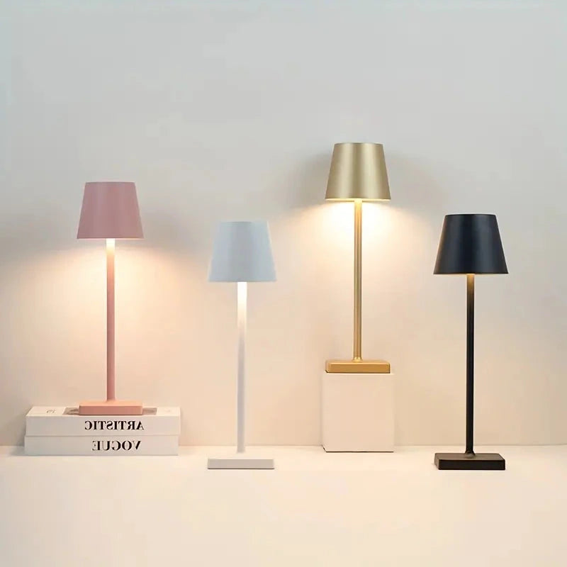 Wireless LED Table Lamp – Rechargeable & Touch Control