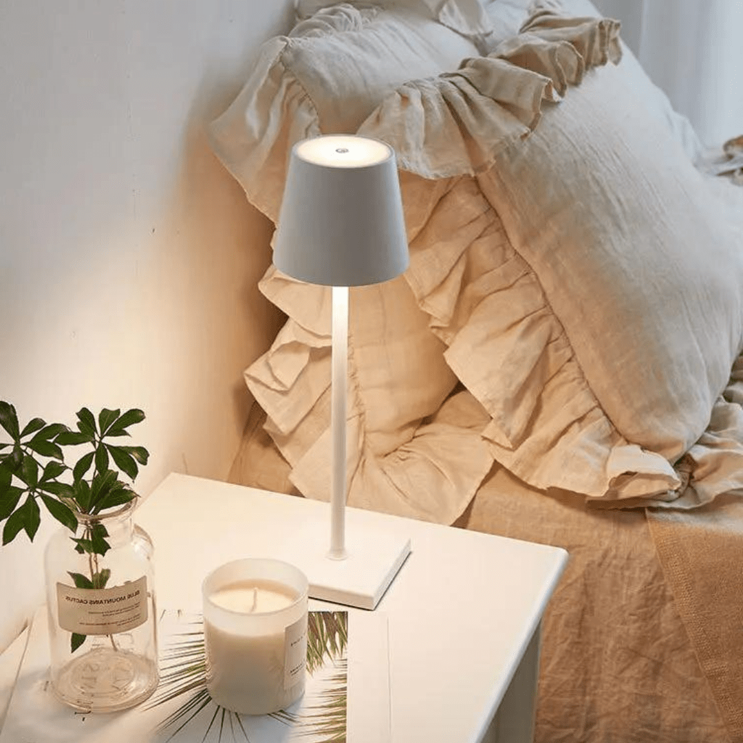 Wireless LED Table Lamp – Rechargeable & Touch Control
