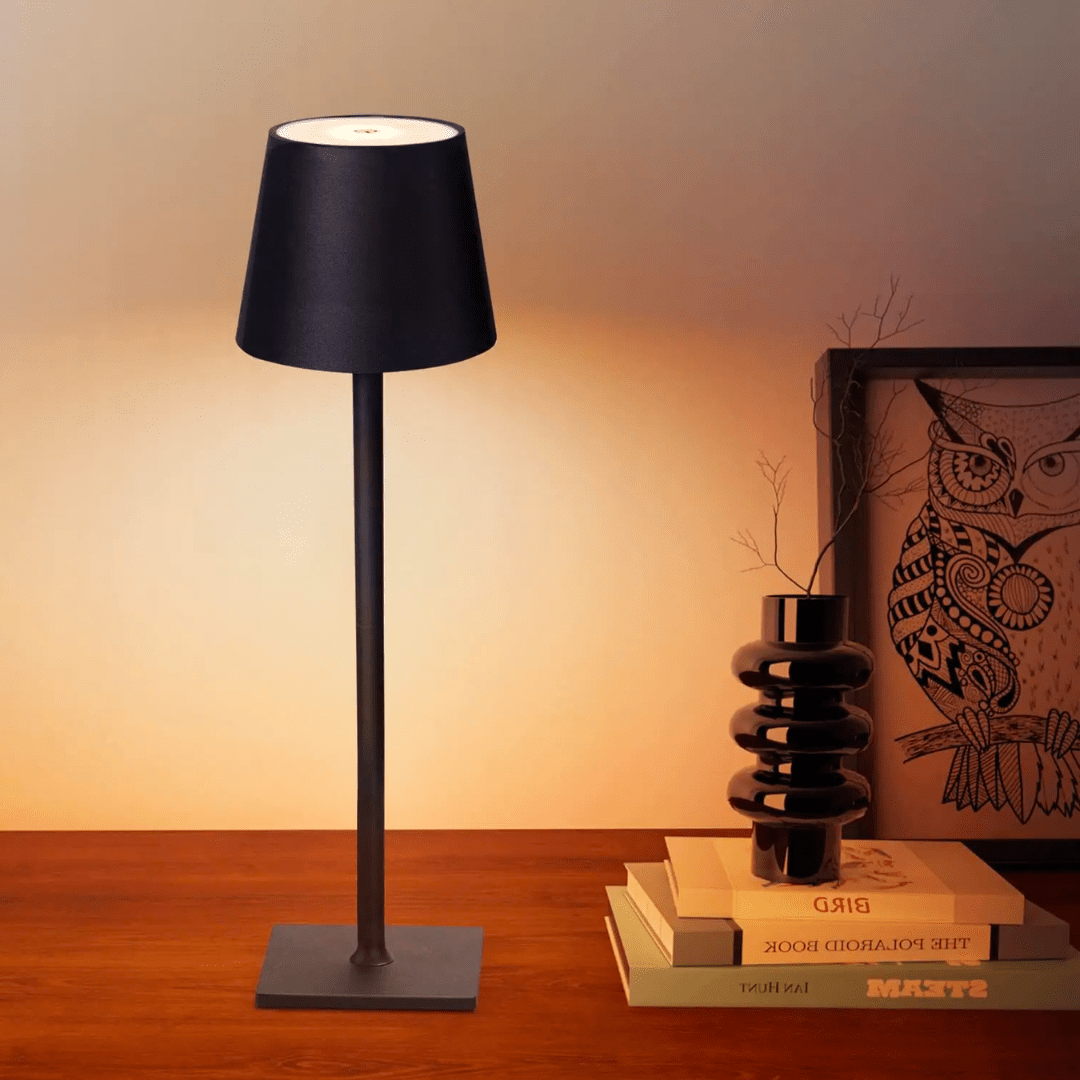 Wireless LED Table Lamp – Rechargeable & Touch Control