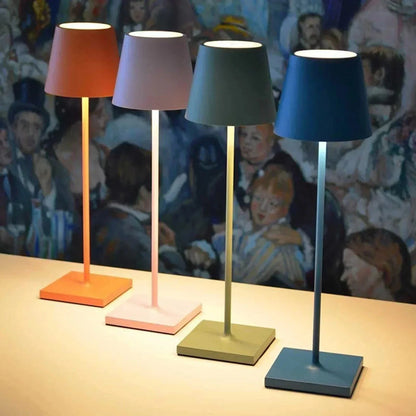 Wireless LED Table Lamp – Rechargeable & Touch Control